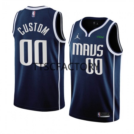 Camiseta Hombre NBA Dallas Mavericks Personalizadas Nike 2022-23 Statement Edition Navy Swingman